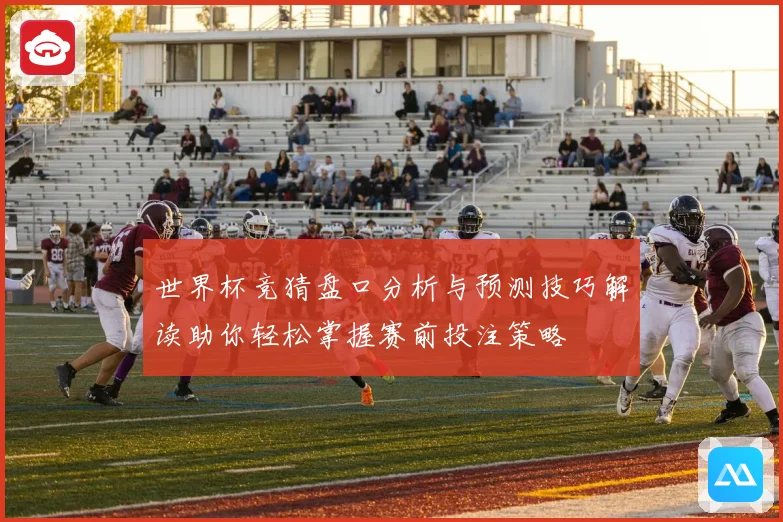 世界杯竞猜盘口分析与预测技巧解读助你轻松掌握赛前投注策略